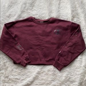 Champion long sleeve crop top